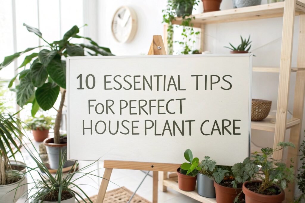 🌿 10 Essential Tips for Perfect House Plant Care